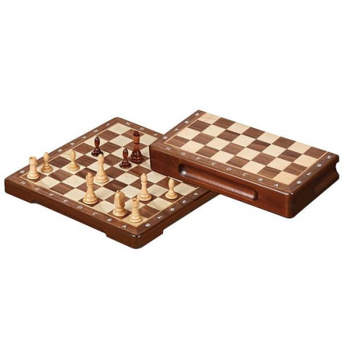 Philos 2724 - Schachset, Schach-Kassette, Holz, Feld 25mm