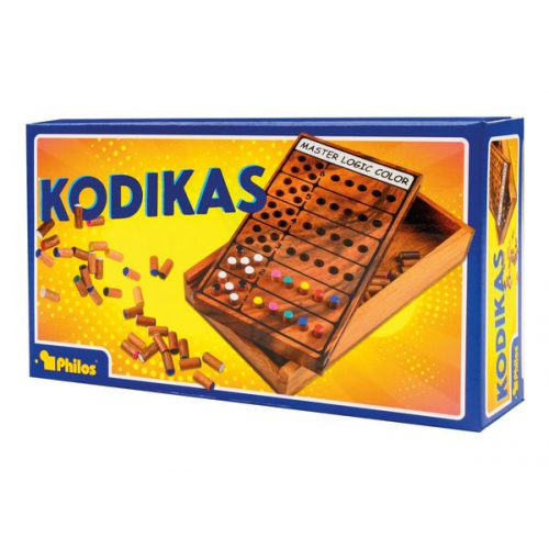 Philos 6333 - Kodikas, Logikspiel, Konzentrationsspiel für 2 Spieler, Holz