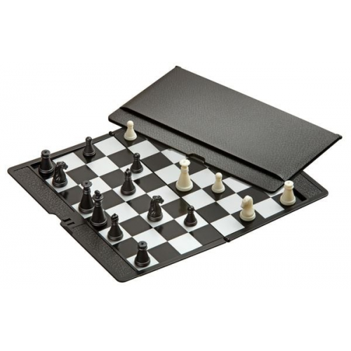 Philos 6531 - Schach, Kunststoff, Reisespiel, mit Schachfiguren, magnetisch