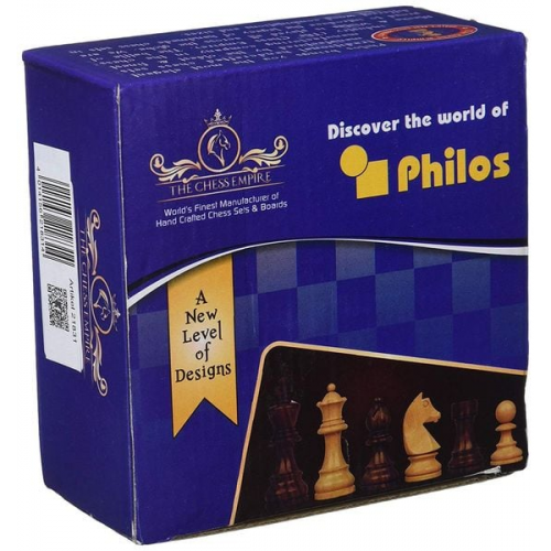 Philos 21831 - Chessmen Artus, King s Höhe, Schachfiguren Artus, Größe des Königs 65 mm