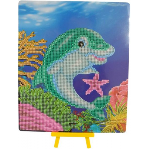 Diamond Painting Delfin mit Aufsteller