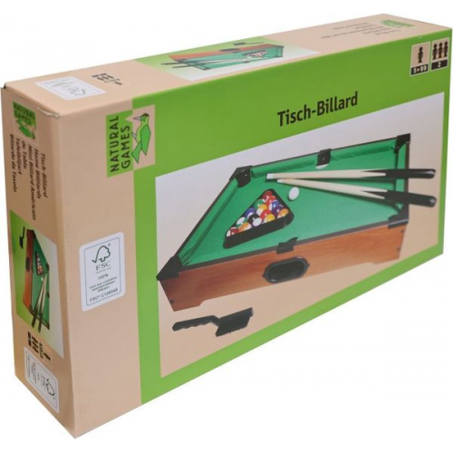 Natural Games Tischbillard, 53 x 32,5 x 10 cm