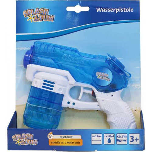 Splash und Fun Wasserpistole 19 cm, 150 ml