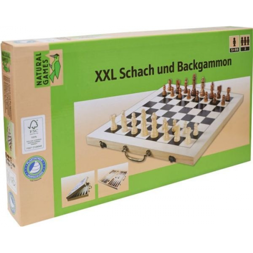 Natural Games XXL Schach und Backgammon