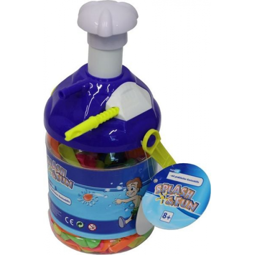 Splash & Fun Wasserbombenpumpe, inklusive 150 Wasserbomben