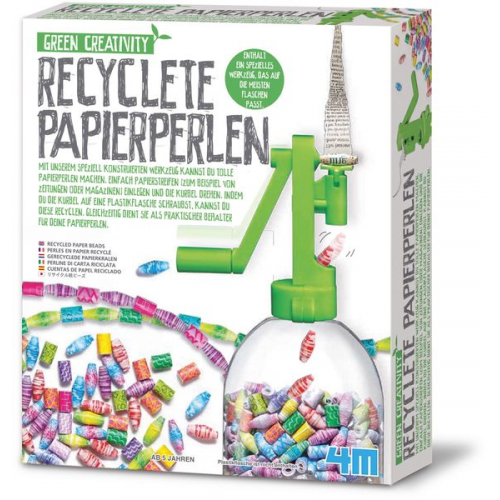 4M - Recycelte Papierperlen - Green Creativity