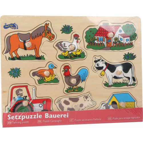 Small foot 1767 - Setzpuzzle Bauerei