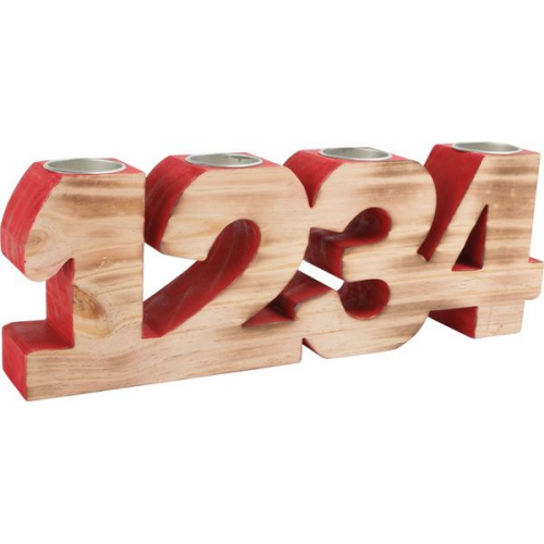 Small foot 2742 - Kerzenhalter Advent, Holz, 24x12x5cm