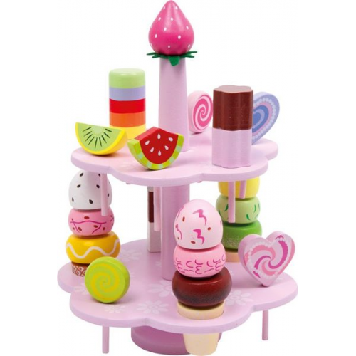 Small foot 3312 - Etagere Süßigkeiten, role & play, 22-teilig, Höhe: 26cm