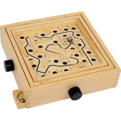 Small foot 3461 - Kugellabyrinth, Holz, Geduldsspiel, 22x21cm