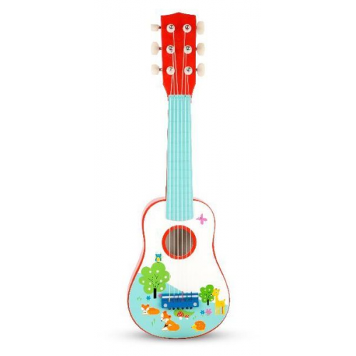 Small foot 10725 - Gitarre Kleiner Fuchs, Kinder-Musikinstrument, Holz, 53x17cm