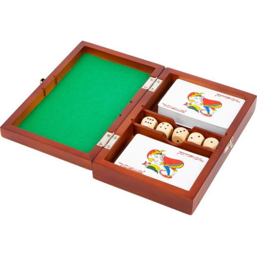 Small foot 11363 - Spielebox mit Karten und Würfel, Spielset