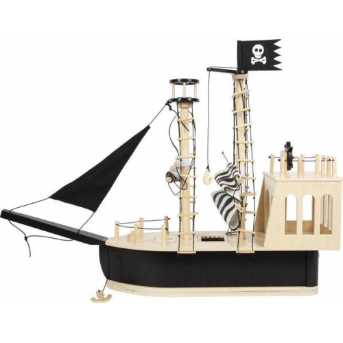 Small foot 12411 - Piratenschiff aus Holz, 77x18x58 cm