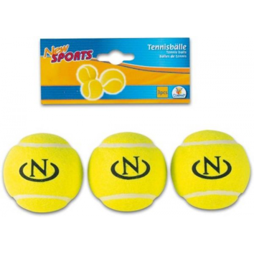 New Sports 63069B - Tennisbälle, 3 Stück