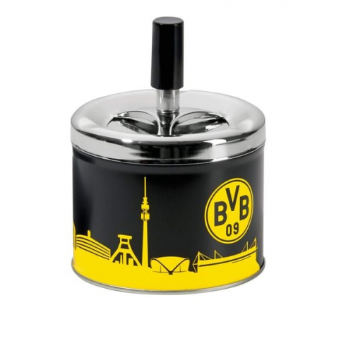 Borussia Dortmund - BVB Aschenbecher mit Deckel, Metall