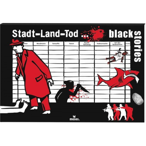 Black Stories: Stadt-Land-Tod, Spiel