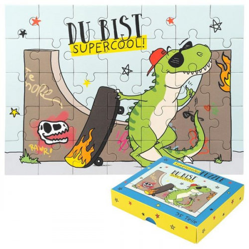 Puzzle Motiv "Dinosaurier"