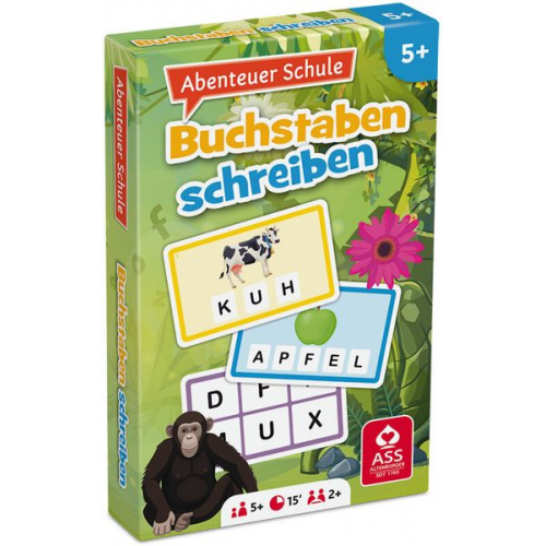 ASS Altenburger Spielkarten - Abenteuer Schule - Buchstaben schreiben