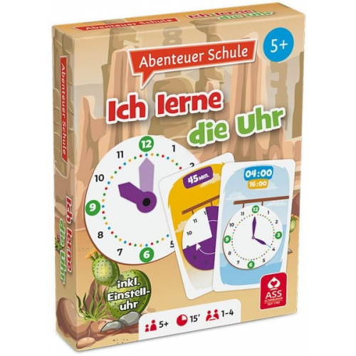 ASS Altenburger Spielkarten - Lernspiel - Die Uhr