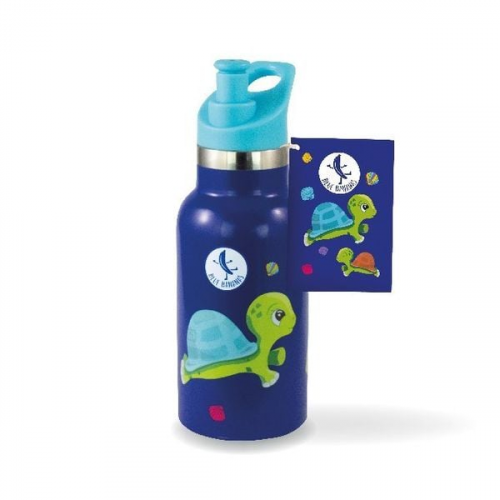 Blue Bananas Kids, Edelstahlflasche "Turtle" / glänzend / 350ml