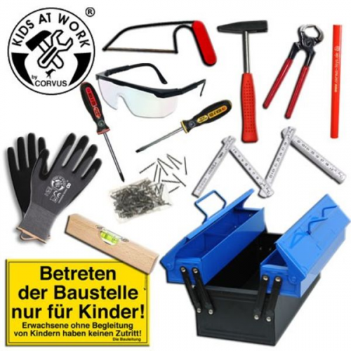 Corvus A600113 - Werkzeugset Box 03, Werkzeugkiste mit Werkzeug Set