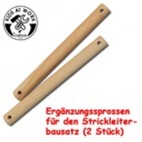 Strickleiter Holz Sprossen, 2 Stück