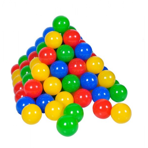 Knorrtoys 56790 - Ballset 300 bunte Plastikbälle für Bällebad, 6 cm Durchmesser