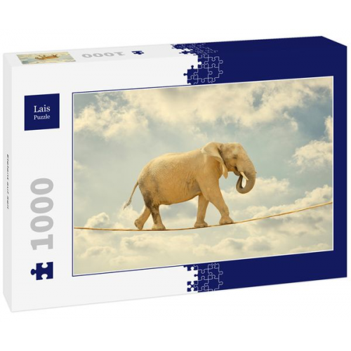 Lais Puzzle Elefant auf Seil 1000 Teile