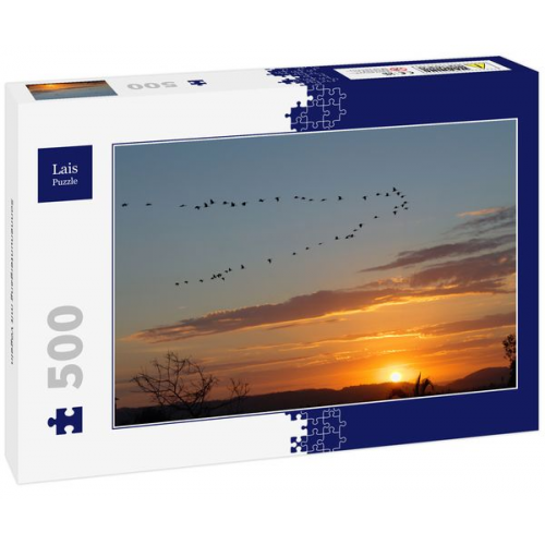 Lais Puzzle Sonnenuntergang mit Vögeln 500 Teile