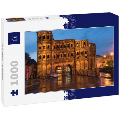 Lais Puzzle Porta Nigra in Trier am Abend 1000 Teile