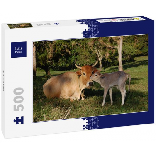 Lais Puzzle Kuh mit Kalb 500 Teile