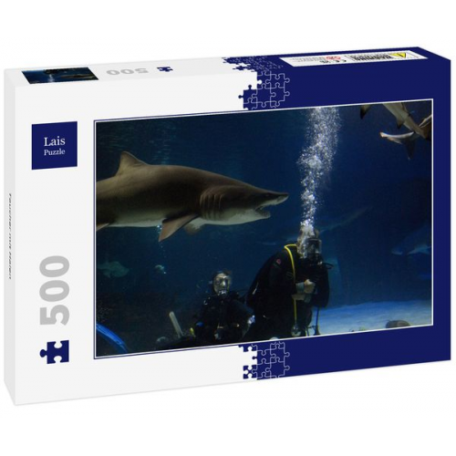 Lais Puzzle Taucher mit Haien 500 Teile