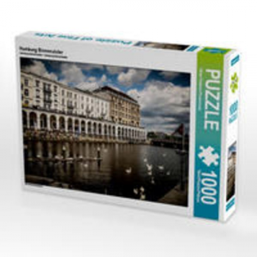 CALVENDO Puzzle Hamburg Binnenalster 1000 Teile Lege-Größe 64 x 48 cm Foto-Puzzle Bild von Oliver Pinkoss Photostorys