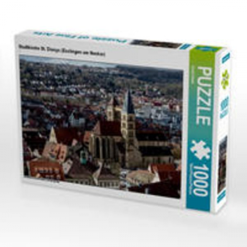 CALVENDO Puzzle Stadtkirche St. Dionys (Esslingen am Neckar) 1000 Teile Lege-Größe 64 x 48 cm Foto-Puzzle Bild von Horst Eisele