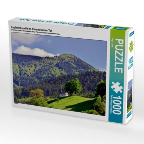 CALVENDO Puzzle Kopfrainkapelle im Simonswälder Tal 1000 Teile Lege-Größe 64 x 48 cm Foto-Puzzle Bild von Ingo Laue