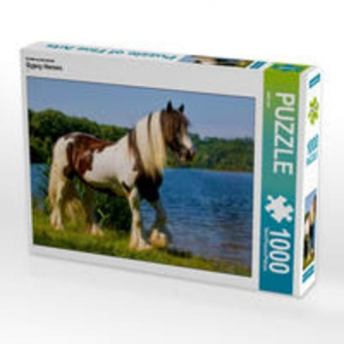 CALVENDO Puzzle Gypsy Horses 1000 Teile Lege-Größe 64 x 48 cm Foto-Puzzle Bild von weh-zet