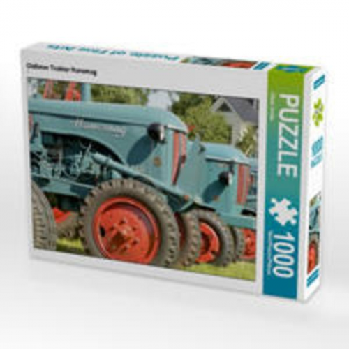 CALVENDO Puzzle Oldtimer Traktor Hanomag 1000 Teile Lege-Größe 64 x 48 cm Foto-Puzzle Bild von Diane Jordan