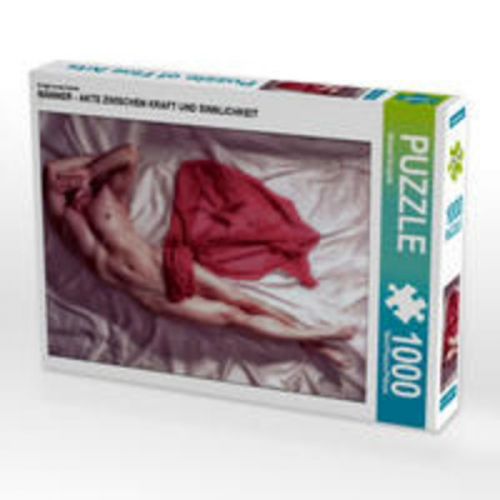 CALVENDO Puzzle MÄNNER - AKTE ZWISCHEN KRAFT UND SINNLICHKEIT 1000 Teile Lege-Größe 64 x 48 cm Foto-Puzzle Bild von Michael Borgulat