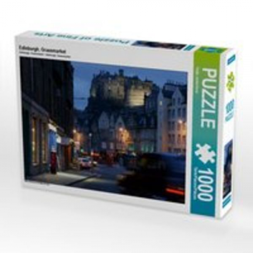 CALVENDO Puzzle Edinburgh, Grassmarket 1000 Teile Lege-Größe 64 x 48 cm Foto-Puzzle Bild von Katja Jentschura