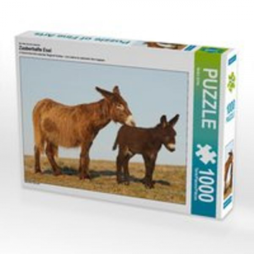 CALVENDO Puzzle Zauberhafte Esel 1000 Teile Lege-Größe 64 x 48 cm Foto-Puzzle Bild von Meike Bölts