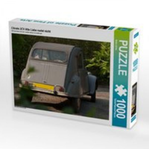 CALVENDO Puzzle Citroën 2CV Alte Liebe rostet nicht 1000 Teile Lege-Größe 64 x 48 cm Foto-Puzzle Bild von Meike Bölts