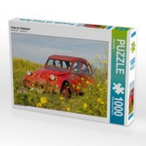 CALVENDO Puzzle Ente im Glebsenf 1000 Teile Lege-Größe 64 x 48 cm Foto-Puzzle Bild von Meike Bölts