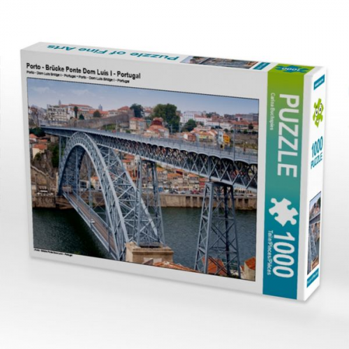 Porto - Brücke Ponte Dom Luís I - Portugal (Puzzle)