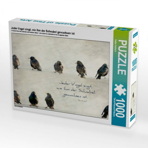 Jeder Vogel singt, wie ihm der Schnabel gewachsen ist (Puzzle)