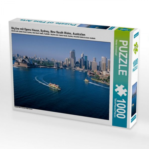 Skyline mit Opera House, Sydney, New South Wales, Australien (Puzzle)