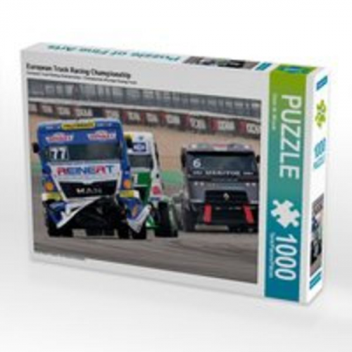 CALVENDO Puzzle European Truck Racing Championship 1000 Teile Lege-Größe 64 x 48 cm Foto-Puzzle Bild von Dieter-M. Wilczek