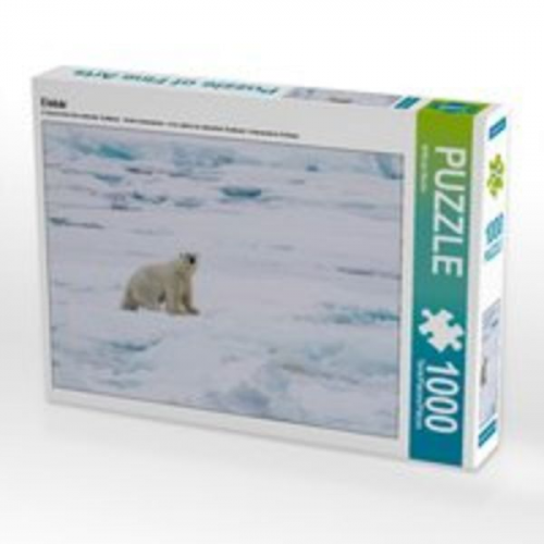 CALVENDO Puzzle Eisbär 1000 Teile Lege-Größe 64 x 48 cm Foto-Puzzle Bild von Wilfried Martin