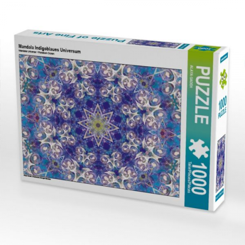 Mandala Indigoblaues Universum (Puzzle)