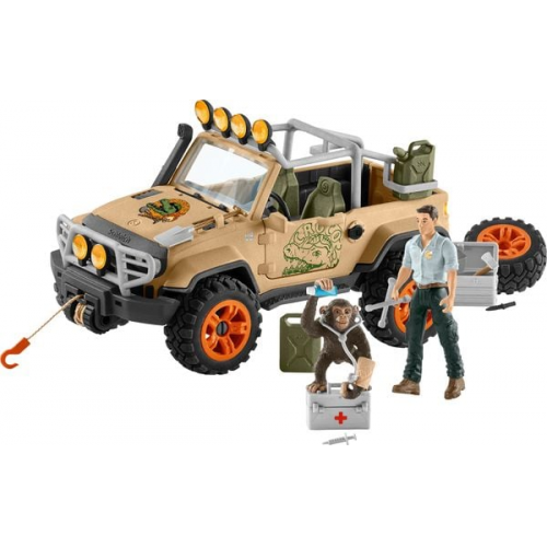 Schleich Wild Life 42410 - Geländewagen mit Seilwinde, Geländewagen, Jeep