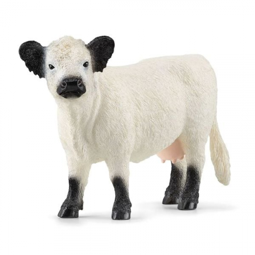 Schleich 13960 - Farm World, Galloway Kuh, Tierfigur, Länge: 14 cm